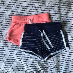 Lot of 2 Cat & Jack toddler Girls Shorts 2T